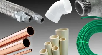 ¿Que materiales podemos encontrar en tuberias domésticas?