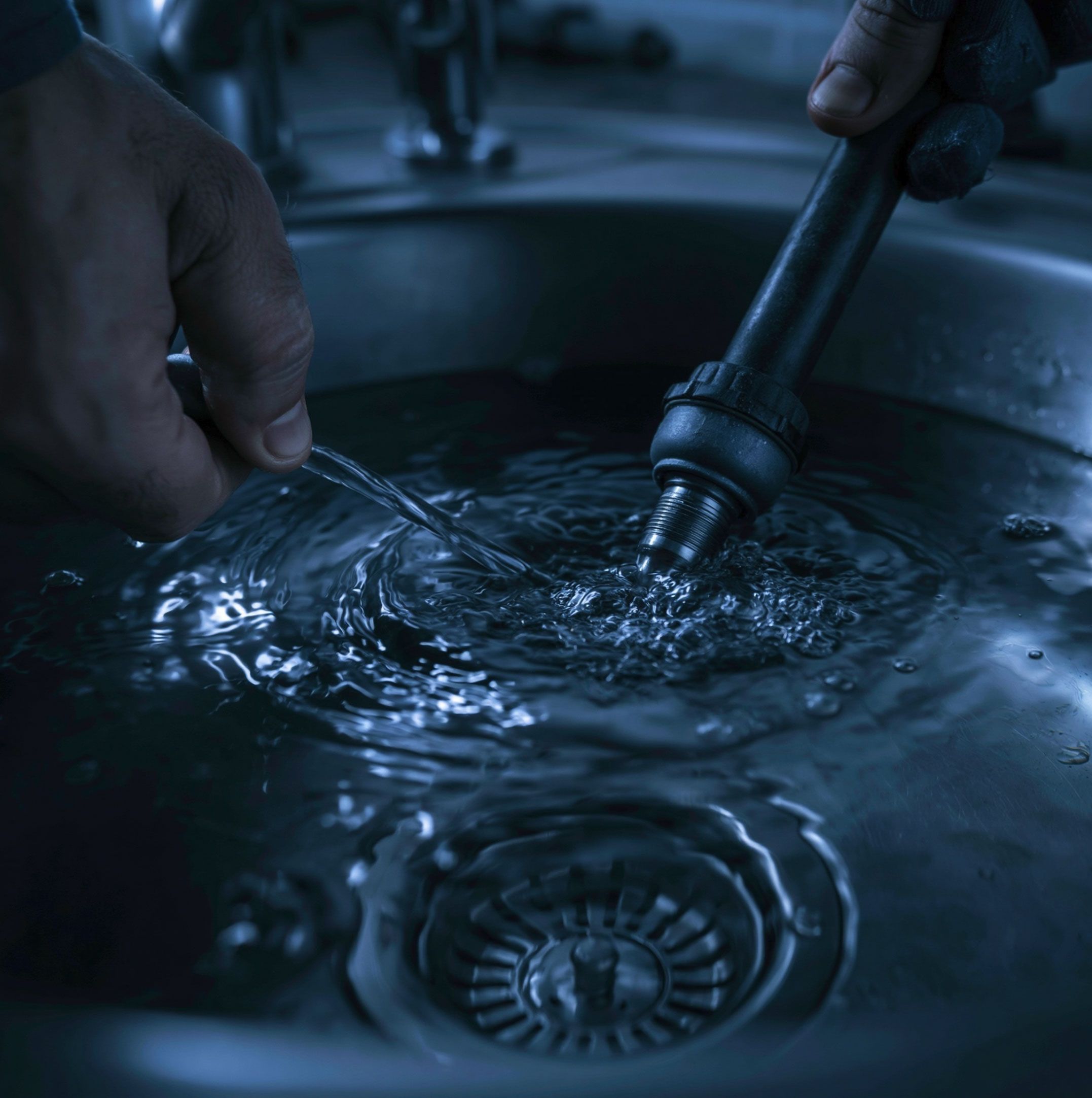Qué hacer si el fregadero está atascado y el agua no desagua